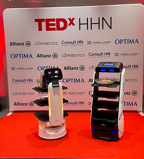 Serviceroboter beim TEDx HHN-Event in Heilbronn