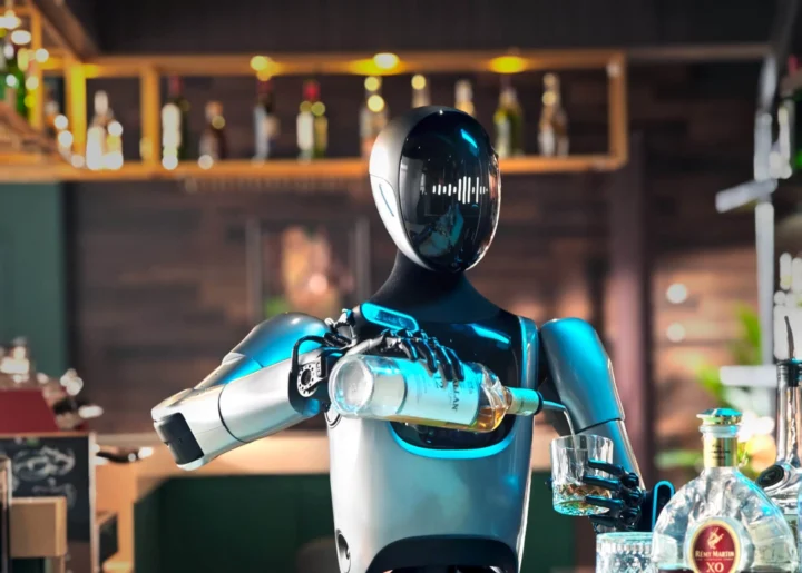 Keenon Xman R1 Humanoide Roboter Cocktail