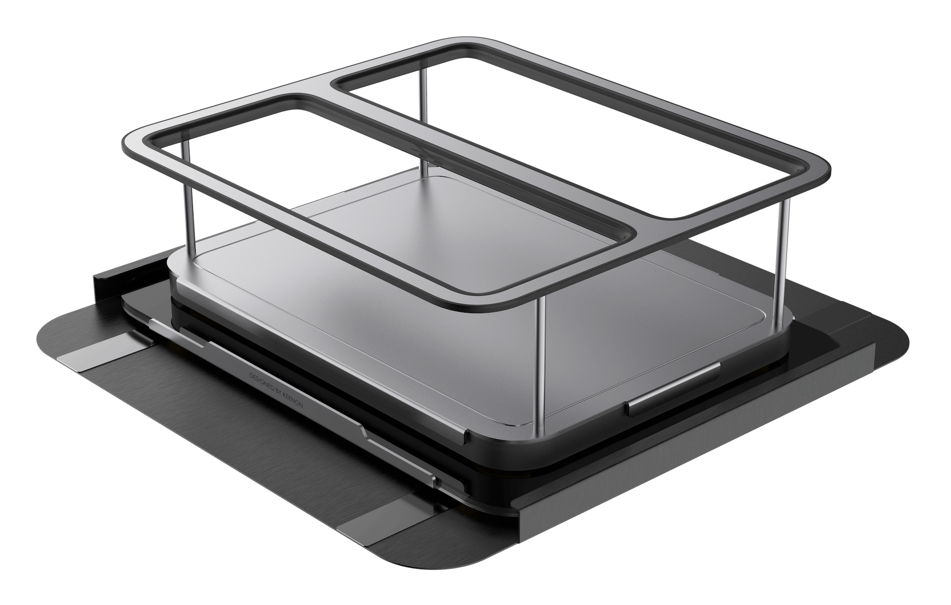 Schwebetablett für T5 & T9Pro 1 Schwebetablett für Serviceroboter aus Metall mit modernem Design