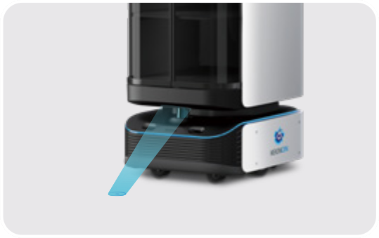 Serviceroboter mit One-Step-Operation-Technologie, Modell T3, für effiziente Aufgabenbewältigung.